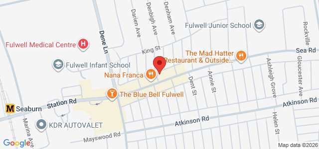 Map showing Nana Franca in Sunderland